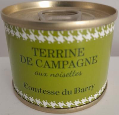 Terrine de campagne aux noisettes 70g